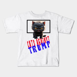 cats against trump Kids T-Shirt